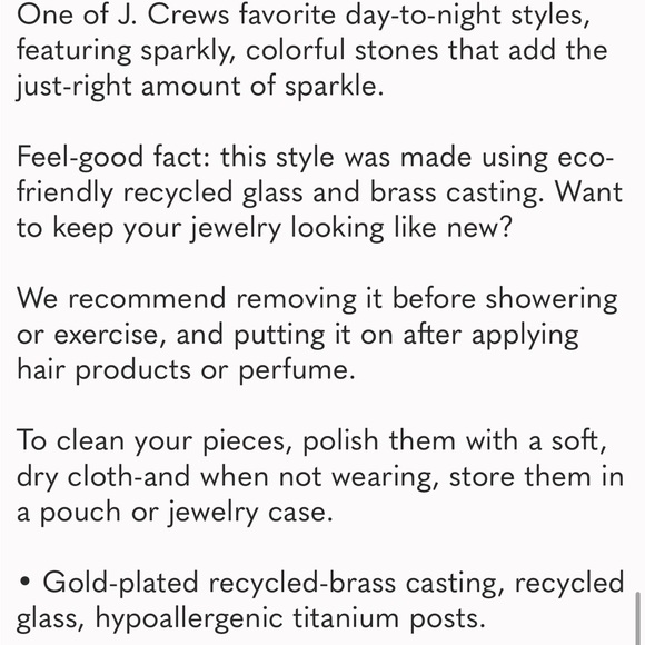 J. Crew Trapezoid Hoop Earrings - Picture 4 of 5